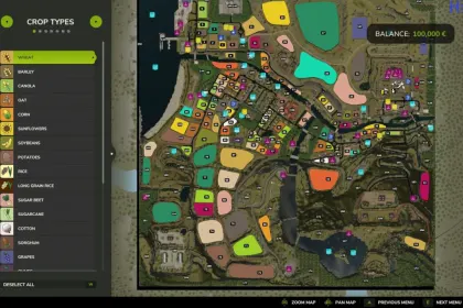 Легендарна RP-Карта Kreis Almsingen для Farming Simulator 25 — 5 Ферм, BGA та 109 Полів — 3