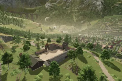 Легендарна RP-Карта Kreis Almsingen для Farming Simulator 25 — 5 Ферм, BGA та 109 Полів — 5