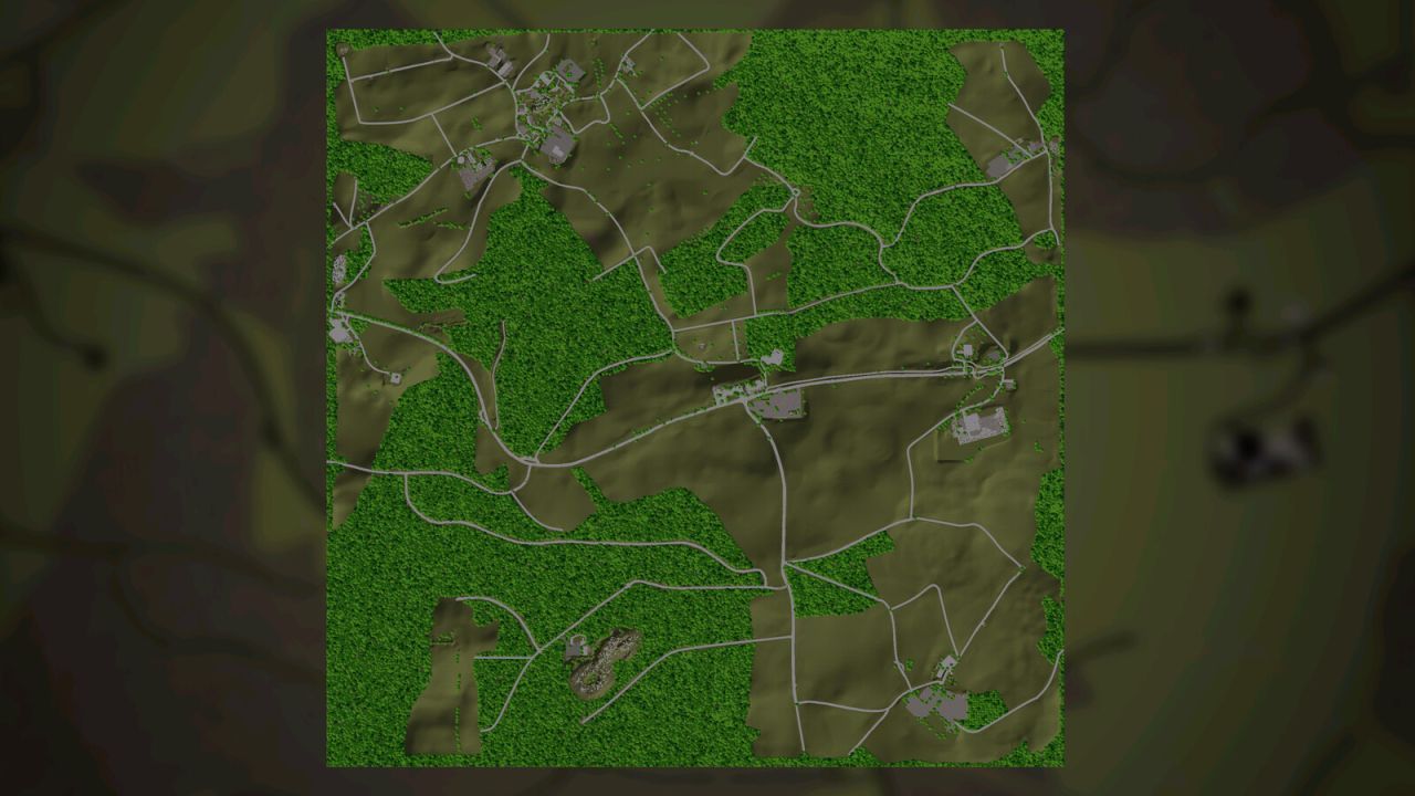 Legendäre Karte Schellenberg für Farming Simulator 25 — Realistisches Oberschwaben