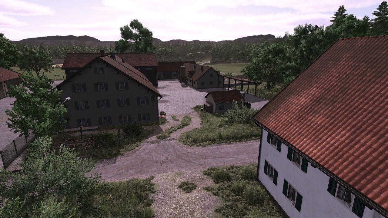 Legendäre Karte Schellenberg für Farming Simulator 25 — Realistisches Oberschwaben