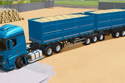 Потужна Вантажівка Mercedes-Benz Actros 25 Series South-America — 600 к.с. для Важких Перевезень у FS25 — 1