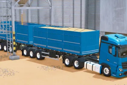 Потужна Вантажівка Mercedes-Benz Actros 25 Series South-America — 600 к.с. для Важких Перевезень у FS25 — 2