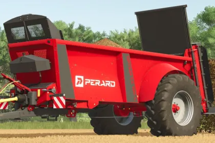 Efficient Manure Spreader Perard Optium CE 150-L / CE 170-L for Perfect Field Fertilization