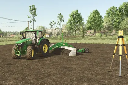 Ефективний Лазерний Планувальник Laser Leveler LL70 (7 м) для Ідеально Рівних Полів у FS25 — 5