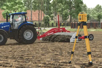 Ефективний Лазерний Планувальник Laser Leveler LL70 (7 м) для Ідеально Рівних Полів у FS25 — 6