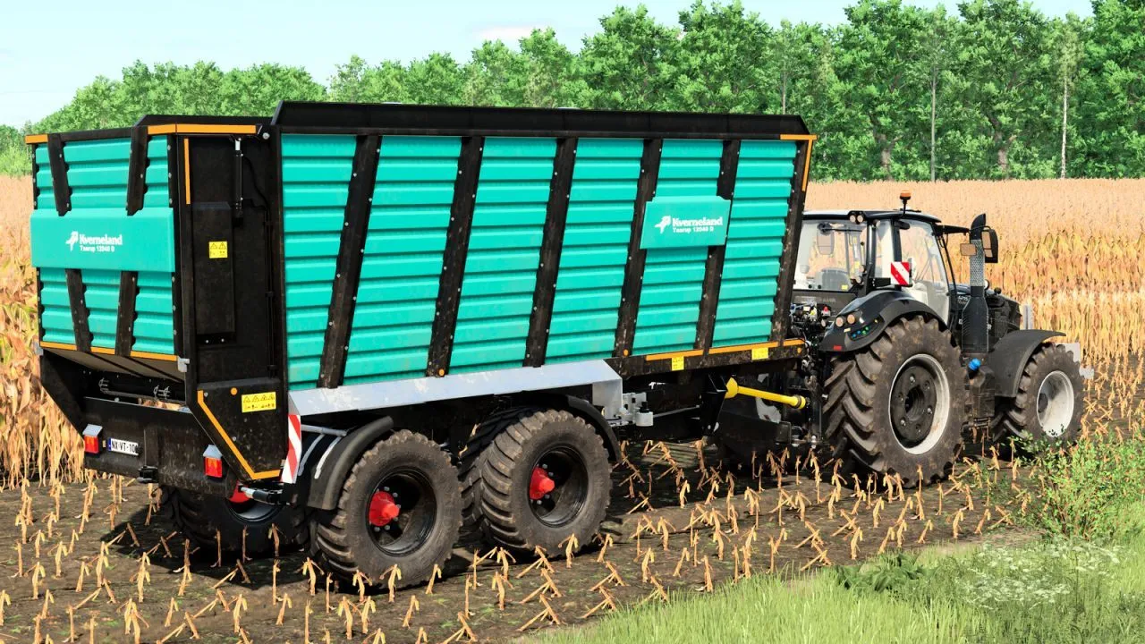 Ефективний Причіп Kverneland Taarup 12040D з Великою Місткістю для FS25