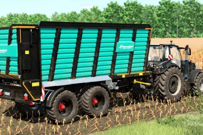 Ефективний Причіп Kverneland Taarup 12040D з Великою Місткістю для FS25 — 1