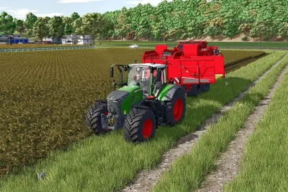 Effizienter Kartoffelernte-Maschine Grimme EVO 290 mit 12 m³ Bunker für FS25