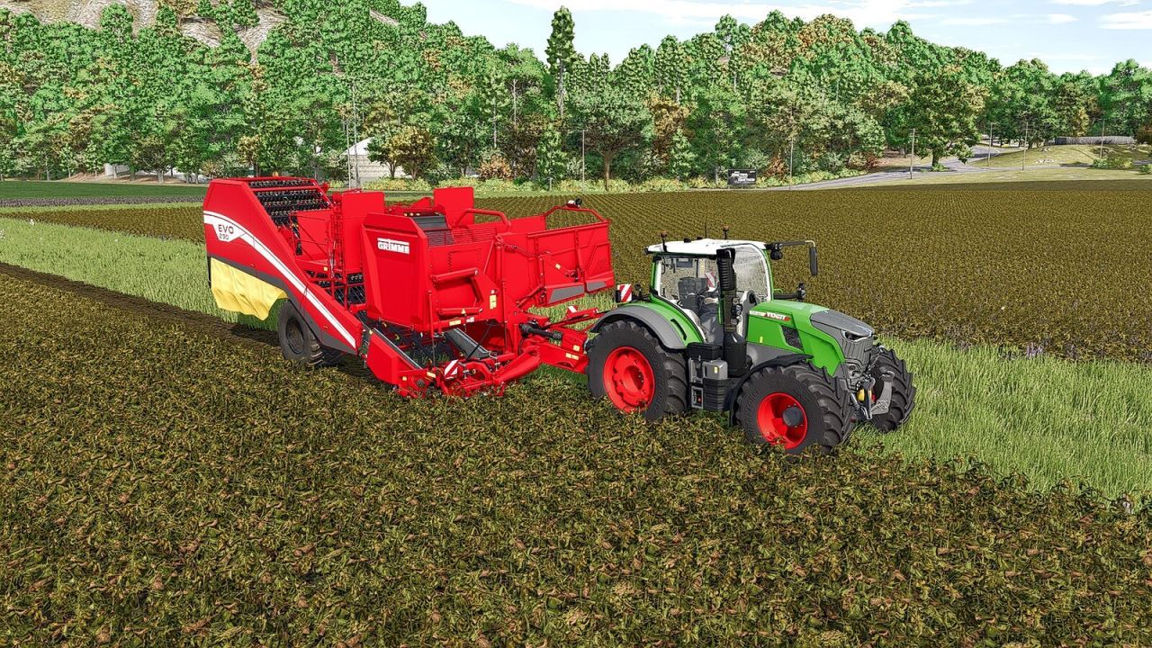 Ефективний Картоплезбиральний Комбайн Grimme EVO 290 з Бункером 12 м³ для FS25