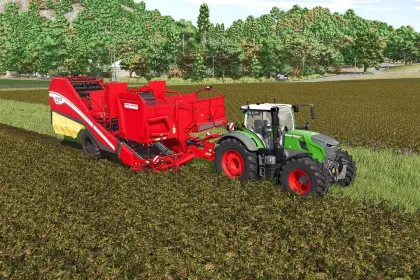 Ефективний Картоплезбиральний Комбайн Grimme EVO 290 з Бункером 12 м³ для FS25 — 2