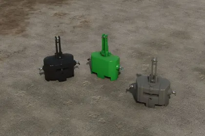 Ефективна Вага AGCO Weight 900 кг для Стабільної Роботи Тракторів у FS25 — 2