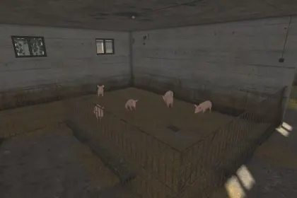 Нове Свинарник Polish Pigsty для Farming Simulator 25 — 40 Свиней та Низькі Витрати — 6