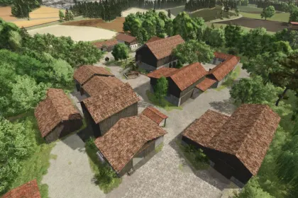 Легендарний Пакет Баварських Фермерських Будівель Bavarian Farm Buildings для FS25 — 1