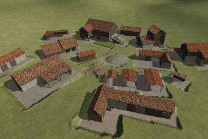 Легендарний Пакет Баварських Фермерських Будівель Bavarian Farm Buildings для FS25 — 2