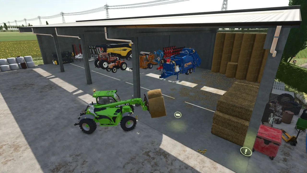 Ефективні Італійські Ангари Italian-Style Prefabricated Sheds з Містким Сховищем Тюків