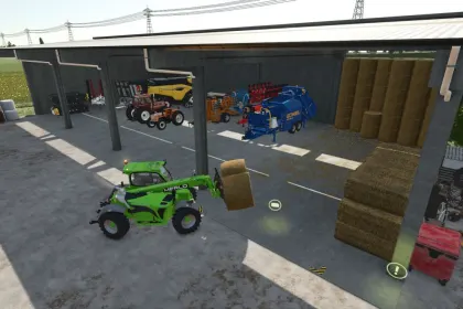 Ефективні Італійські Ангари Italian-Style Prefabricated Sheds з Містким Сховищем Тюків — 1