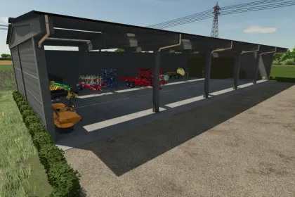 Ефективні Італійські Ангари Italian-Style Prefabricated Sheds з Містким Сховищем Тюків — 4