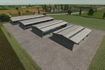 Ефективні Італійські Ангари Italian-Style Prefabricated Sheds з Містким Сховищем Тюків — 5