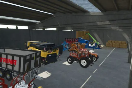 Ефективні Італійські Ангари Italian-Style Prefabricated Sheds з Містким Сховищем Тюків — 6