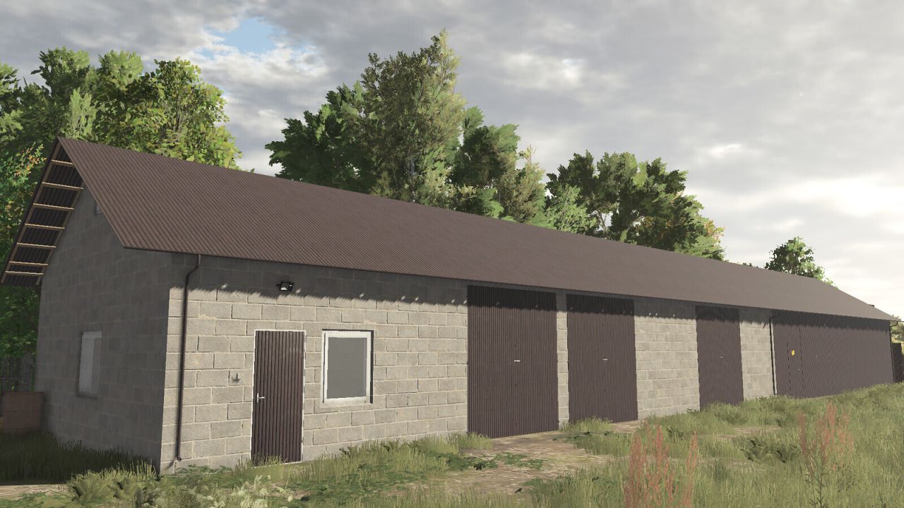 Новий Гараж Garage для Farming Simulator 25 — Зручне Зберігання Техніки