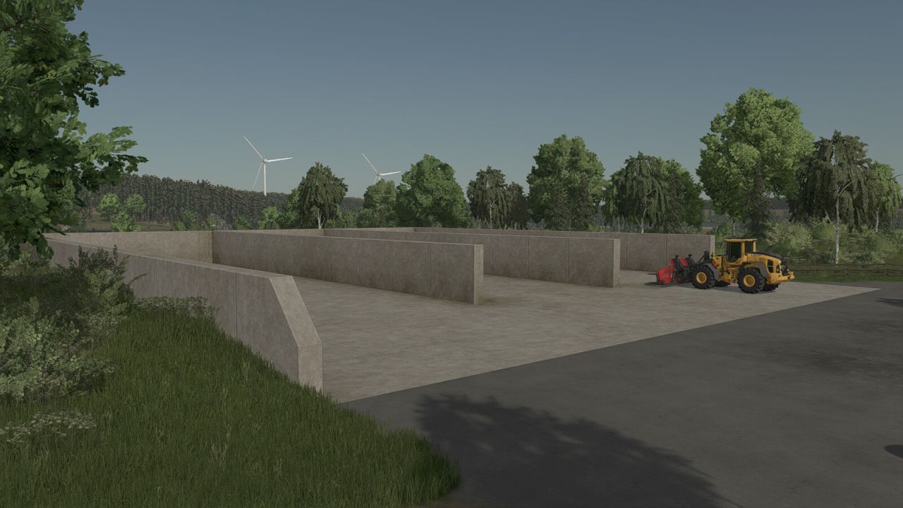 Efficient Trippel Bunker Silo — Triple Bunker Silo for Silage in Farming Simulator 25