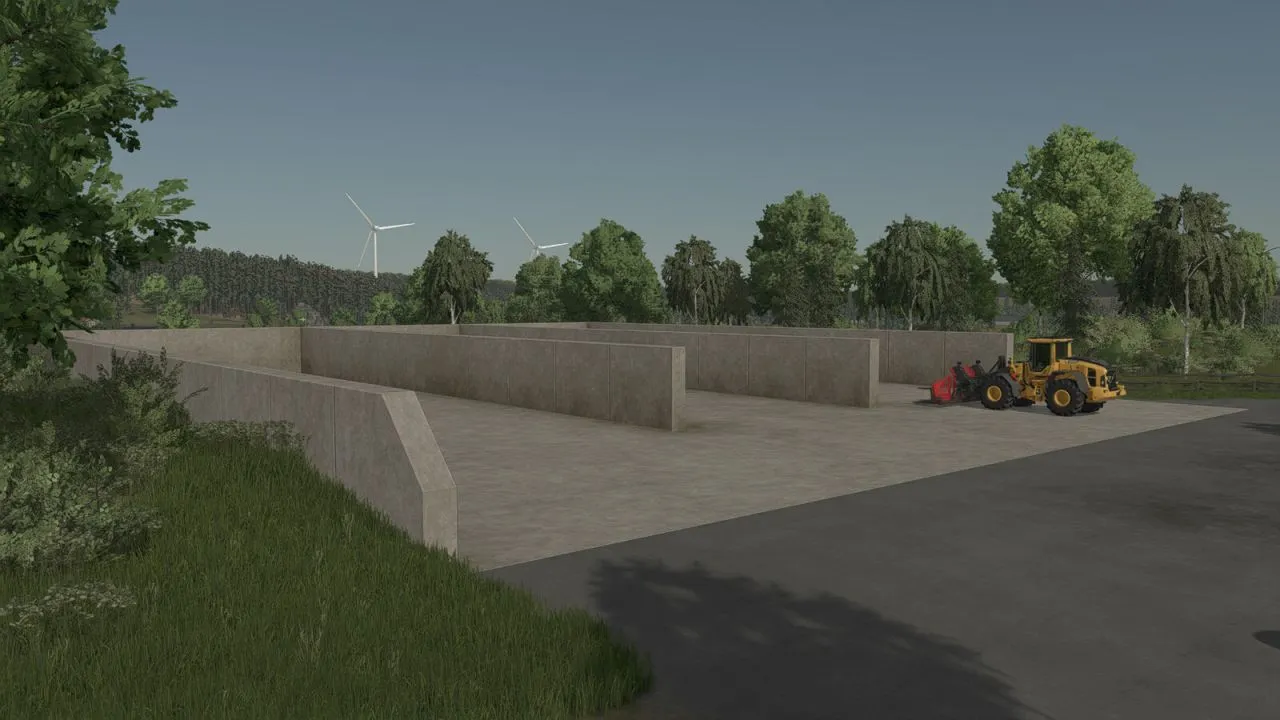 Ефективний Trippel Bunker Silo — Потрійний Бункерний Силос для Силосу у Farming Simulator 25