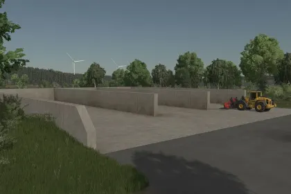 Efficient Trippel Bunker Silo — Triple Bunker Silo for Silage in Farming Simulator 25