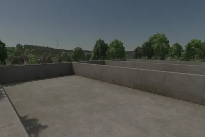 Ефективний Trippel Bunker Silo — Потрійний Бункерний Силос для Силосу у Farming Simulator 25 — 3