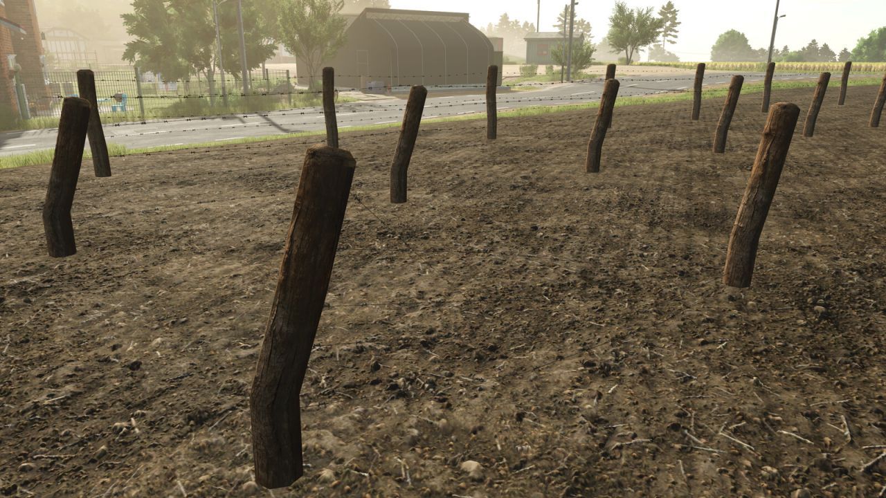 Реалістичний Паркан Barbed Wire Fence — Нові Огорожі для Атмосферної Ферми в FS25