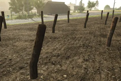 Реалістичний Паркан Barbed Wire Fence — Нові Огорожі для Атмосферної Ферми в FS25 — 2