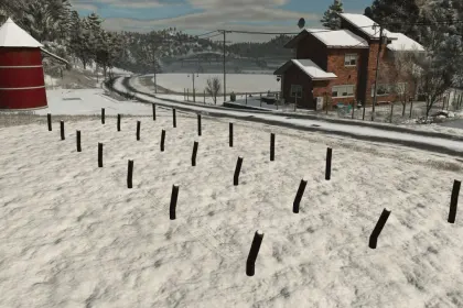 Реалістичний Паркан Barbed Wire Fence — Нові Огорожі для Атмосферної Ферми в FS25 — 3