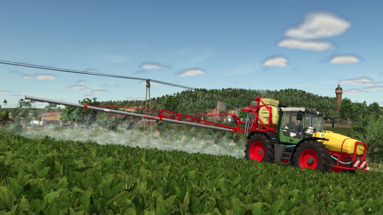 Ефективний Обприскувач Jacoby EUROtrac 2000 — 21 м Захвату для Farming Simulator 25