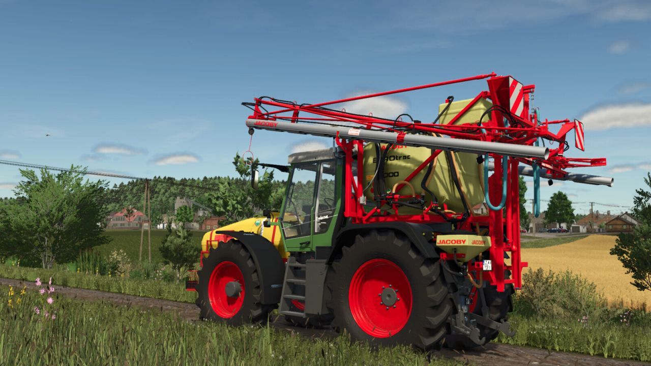 Ефективний Обприскувач Jacoby EUROtrac 2000 — 21 м Захвату для Farming Simulator 25