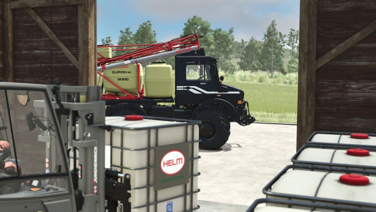 Ефективний Обприскувач Jacoby EUROtrac 2000 — 21 м Захвату для Farming Simulator 25