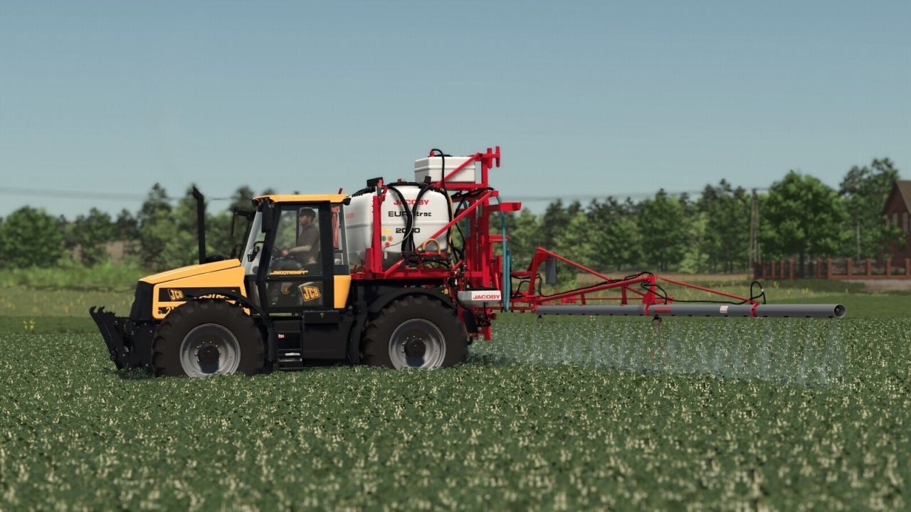 Ефективний Обприскувач Jacoby EUROtrac 2000 — 21 м Захвату для Farming Simulator 25