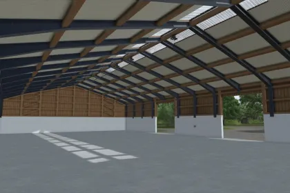 Новий Набір Баварських Ангарів Bavarian System Hall Set для Техніки у FS25 — 3