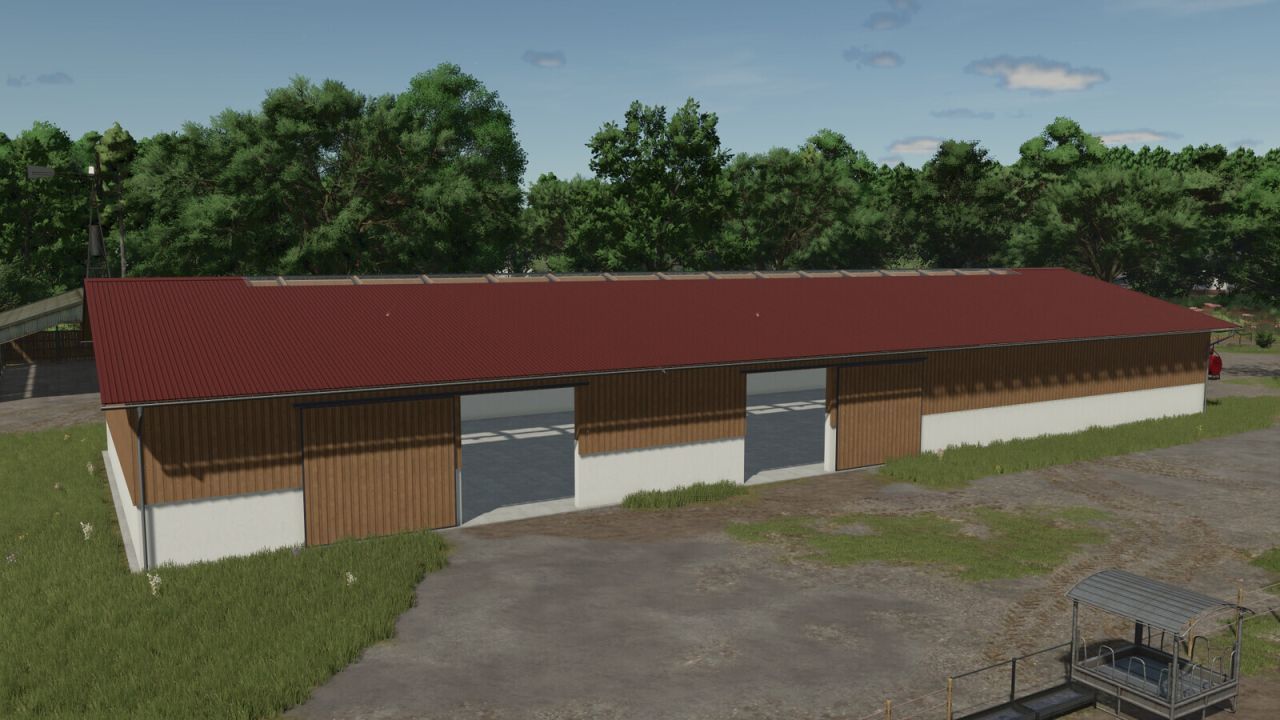 Nowy Zestaw Bawarskich Hangarów Bavarian System Hall Set dla Maszyn w FS25