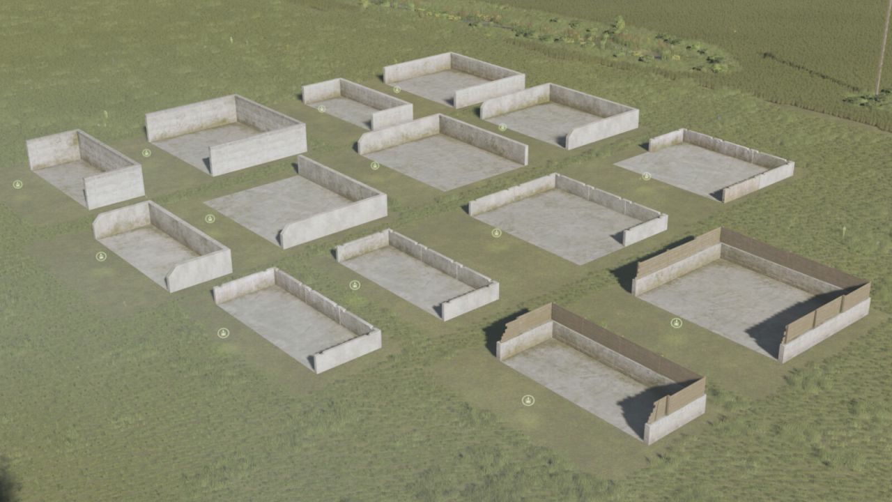 Ефективний Pack Of Manure Heap — 14 Гнойових Куп з Розширеннями для FS25