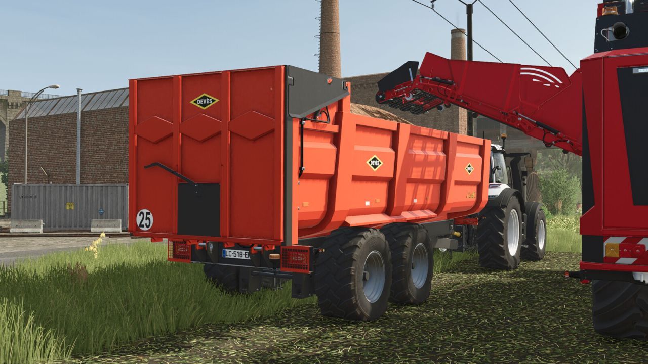 Ефективний Причіп Deves GV210 для Перевезення Зерна у Farming Simulator 25