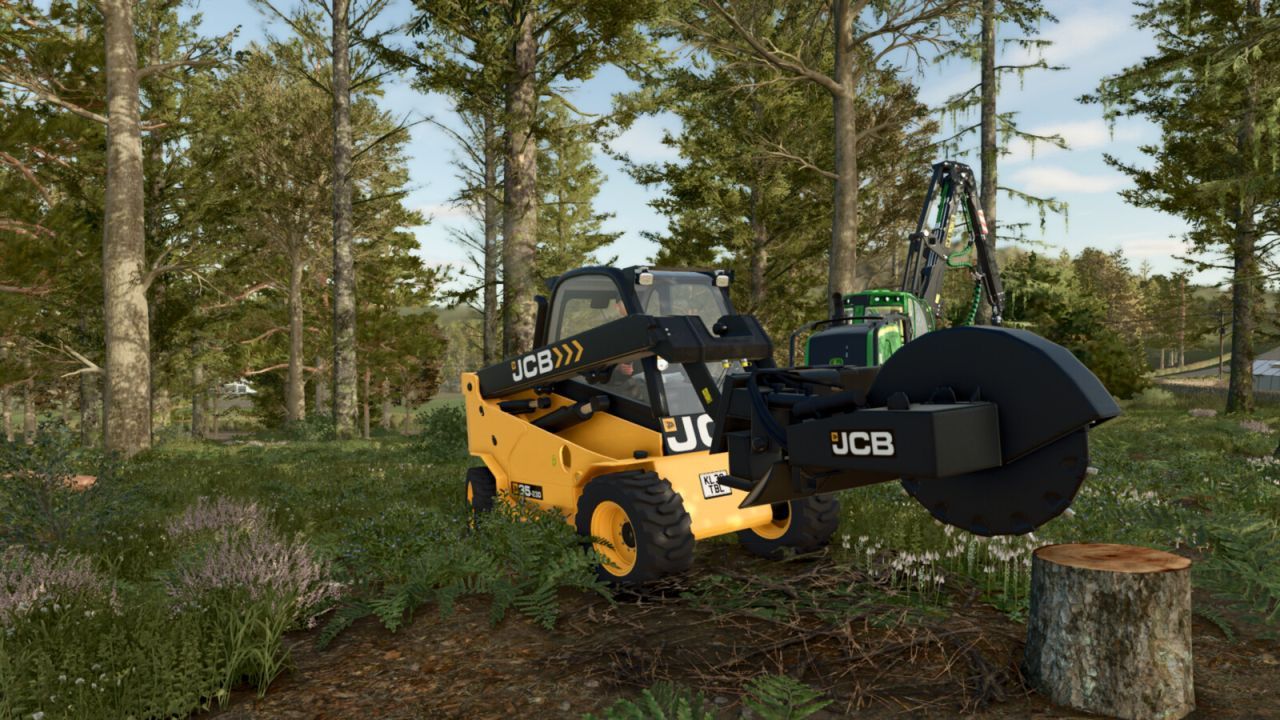 Ефективний Пак Навісок JCB Attachments для Телескопічних Навантажувачів і Skid Steer у FS25