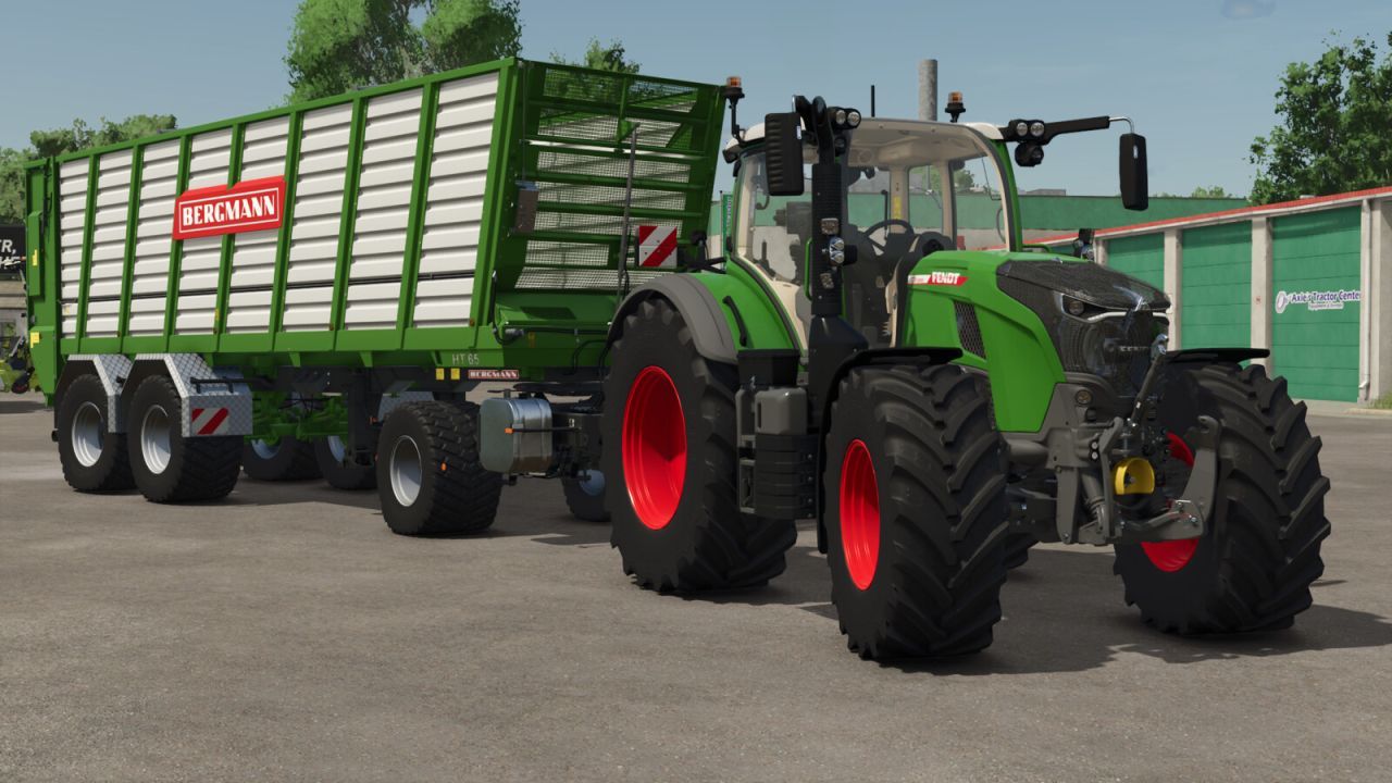 Ефективний Причіп-Самоскид Bergmann HT 65 для Швидкого Перевезення Кормів у FS25