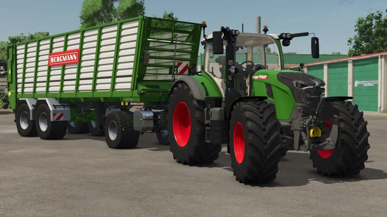 Ефективний Причіп-Самоскид Bergmann HT 65 для Швидкого Перевезення Кормів у FS25