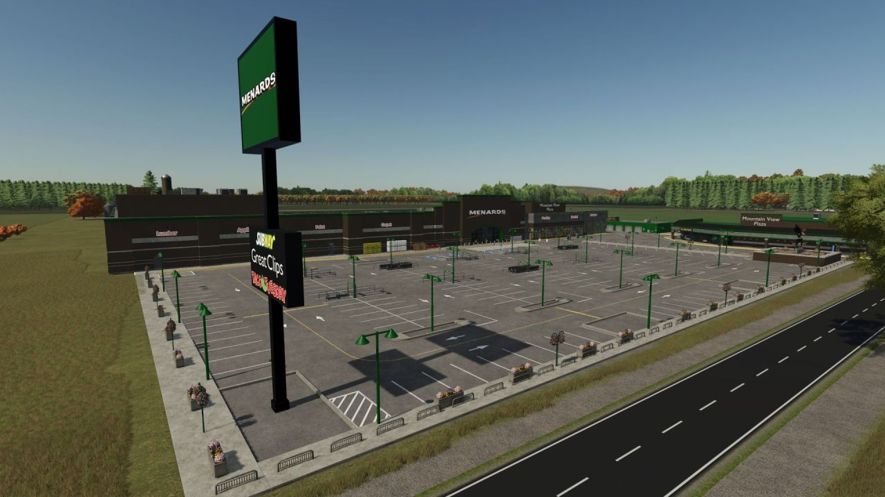 Новий Магазин Menards для RP у Farming Simulator 25 — Дохідна Будівля для Міста