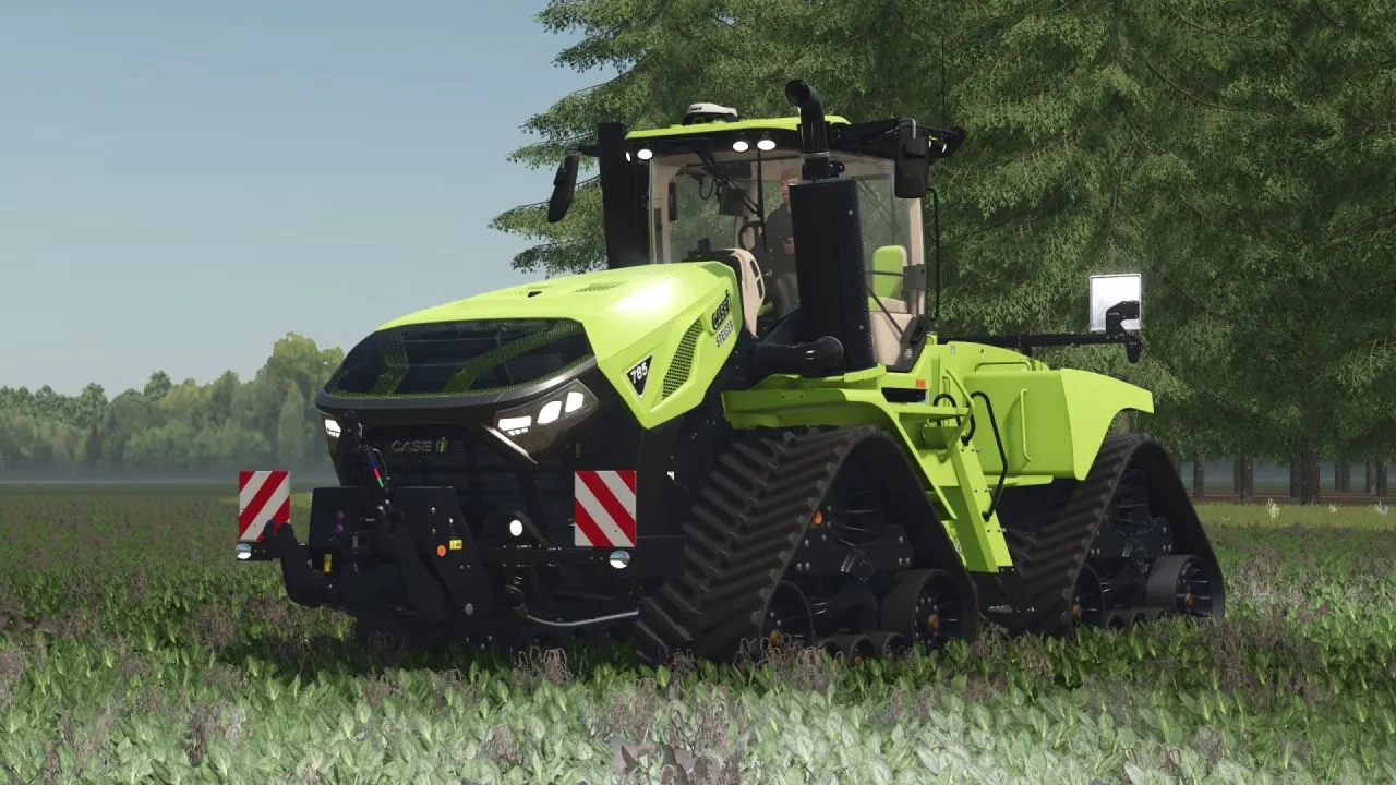 Потужний Case IH Steiger Quadtrac 715/785 з Передньою Навіскою та ВВП для Farming Simulator 25