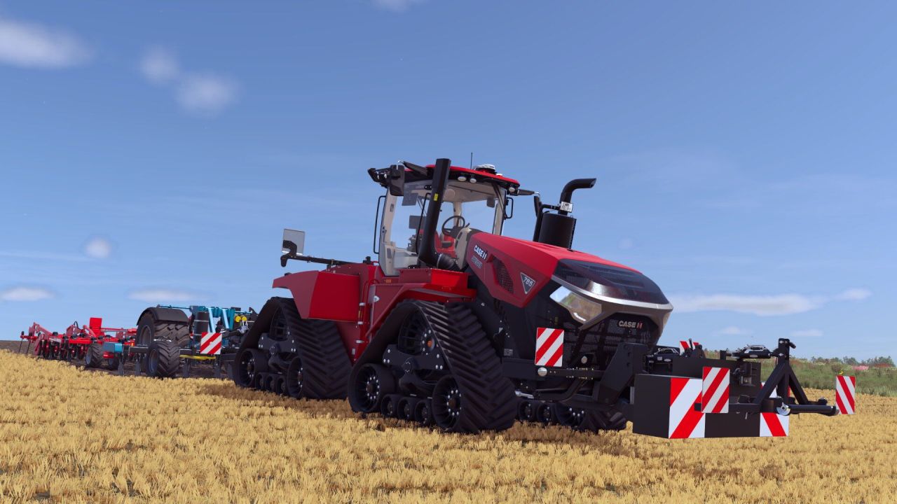 Потужний Case IH Steiger Quadtrac 715/785 з Передньою Навіскою та ВВП для Farming Simulator 25