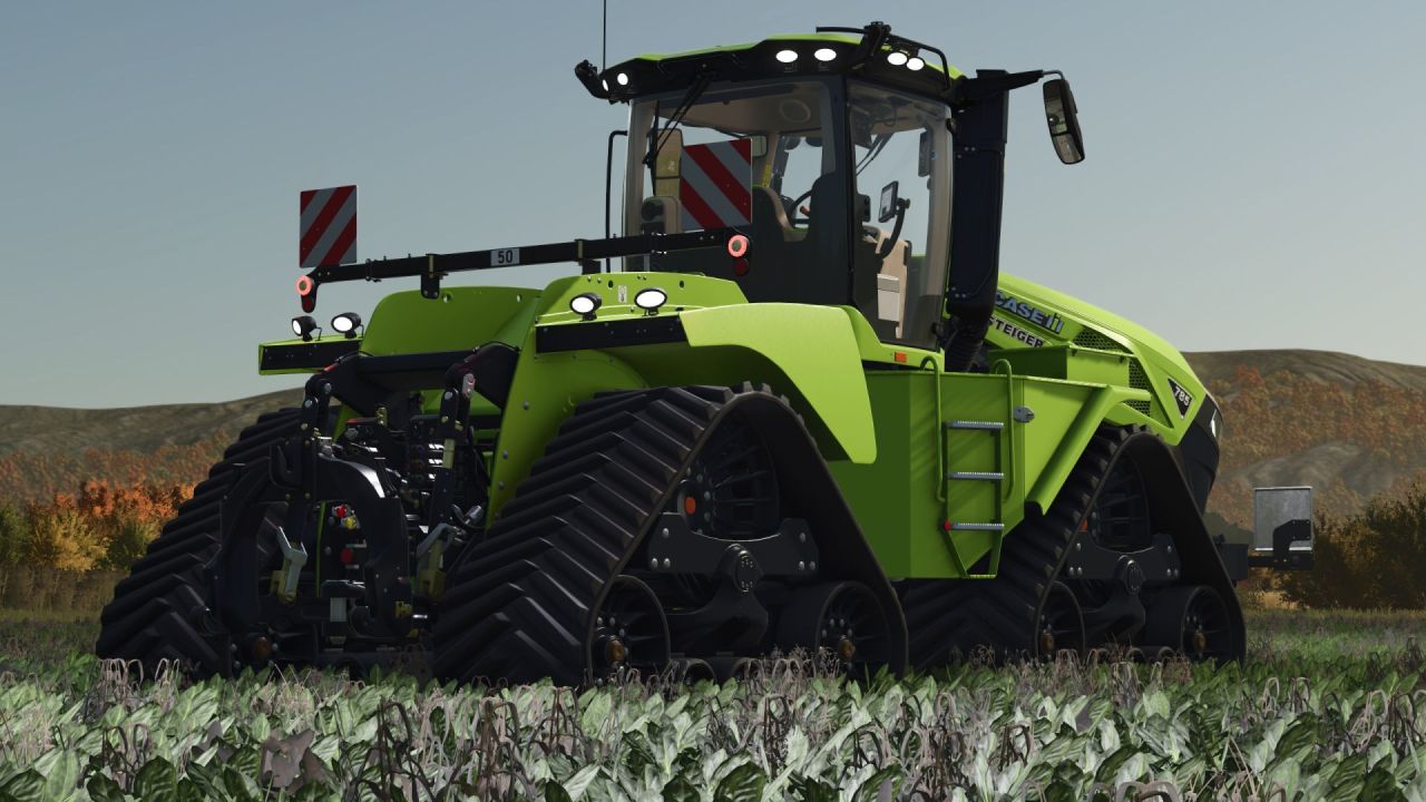 Потужний Case IH Steiger Quadtrac 715/785 з Передньою Навіскою та ВВП для Farming Simulator 25