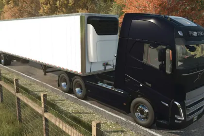 Мод на причіп-рефрижератор Lizard Dry Van для Farming Simulator 25