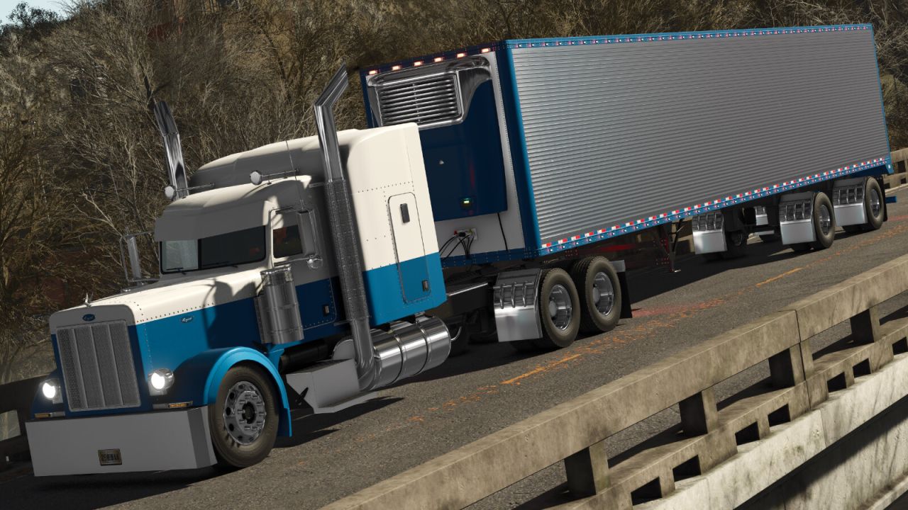 Мод на причіп-рефрижератор Lizard Dry Van для Farming Simulator 25