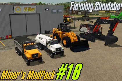 Грандіозний Модпак FS Miner's Pack #16 (March 2026) — 159 Модів для Farming Simulator 25
