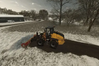 Потужний Фронтальний Навантажувач John Deere 344L для Швидкого Переміщення Матеріалів у FS25 — 2